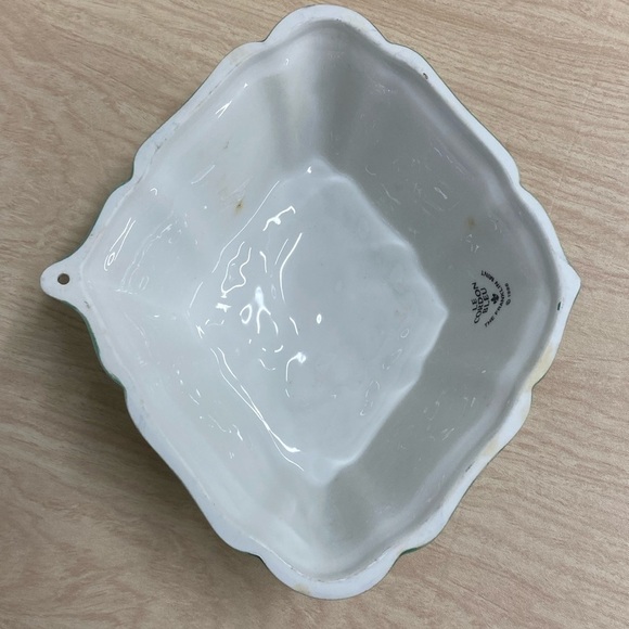 VINTAGE LE CORDON BLEU 1986 THE FRANKLIN MINT PORCELAIN FLORAL LAMB MOLD DECOR - Picture 5 of 7